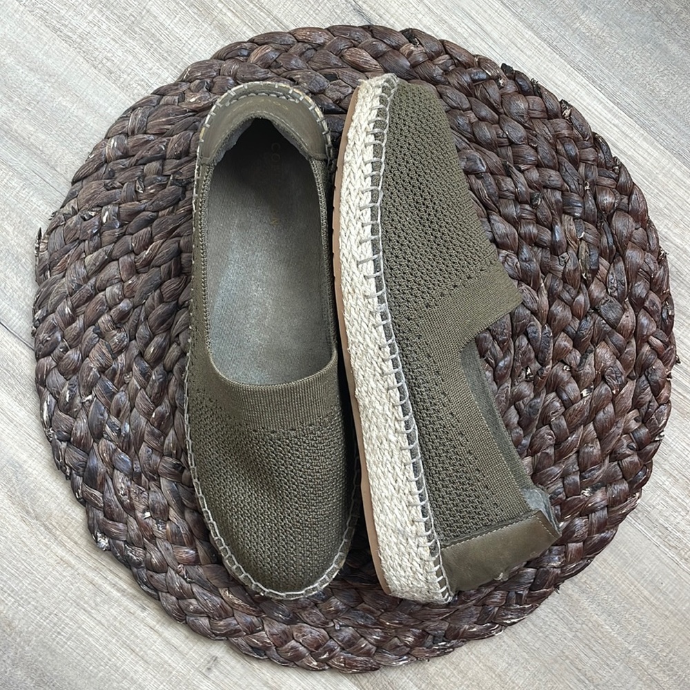Cole Haan Olive Espadrilles